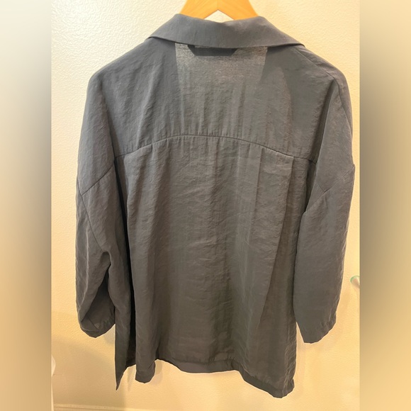 Oversized Zara button up boxy oversized blouse - Picture 4 of 6